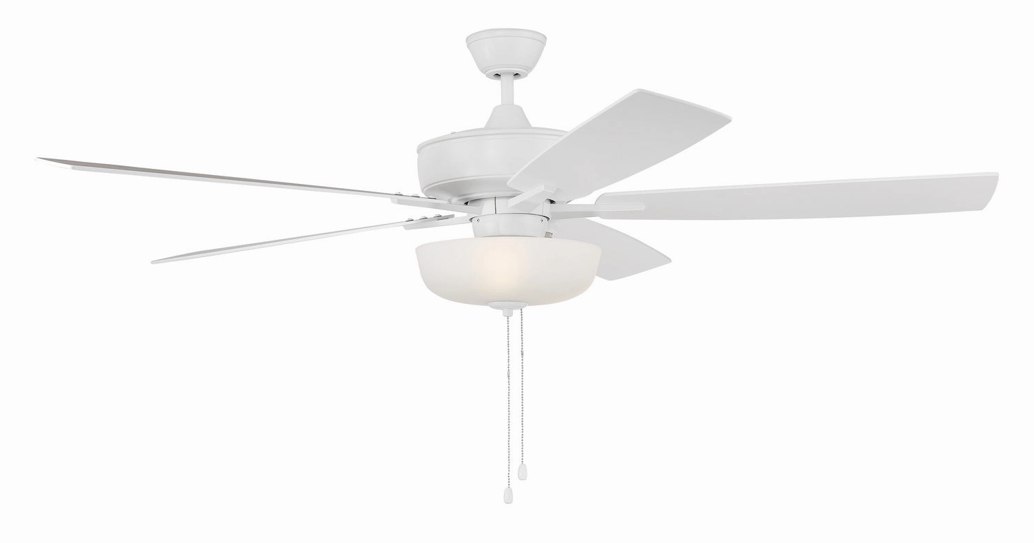 Super Pro 111 60"Ceiling Fan White