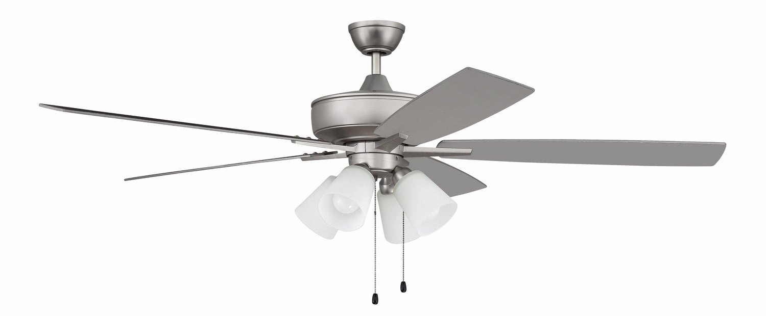 Super Pro 114 60"Ceiling Fan Brushed Nickel reliable fans for apartment and office