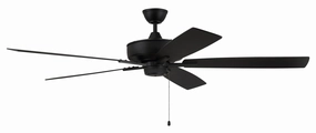 Super Pro 60 60"Ceiling Fan Flat Black cool breeze fans for quiet operation