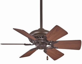 Supra 32" 32"Ceiling Fan Oil Rubbed Bronze compact small fans for bedrooms