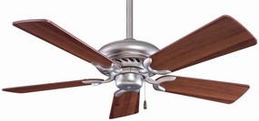 Supra 44" 44"Ceiling Fan Brushed Steel W/ Dark Walnut multi-speed fans with easy controls