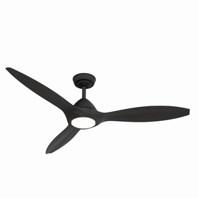 Surea 56"Ceiling Fan Matte Black multi-speed fans with easy controls