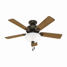 Swanson 44"Ceiling Fan New Bronze best small fans for home and travel
