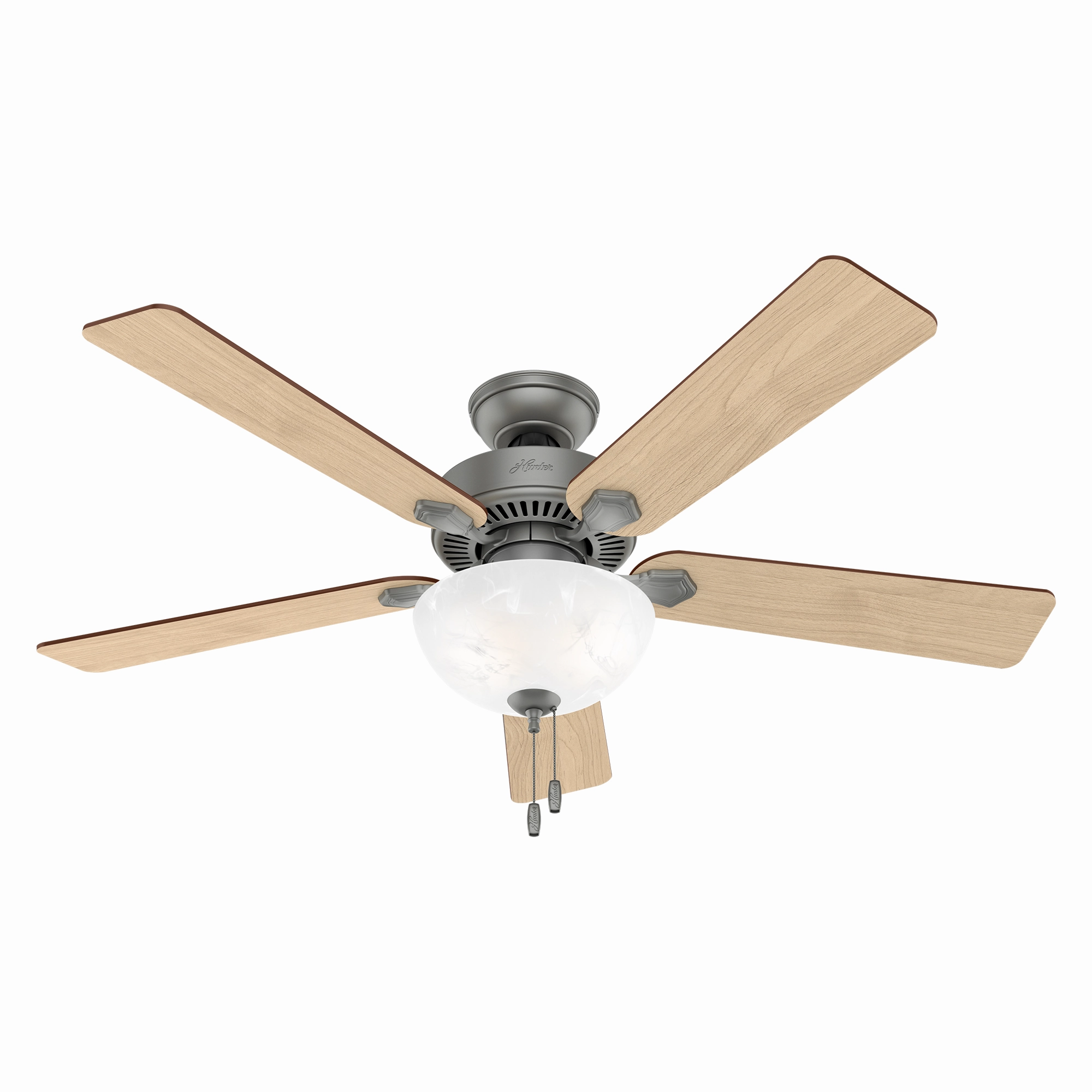 Swanson 52"Ceiling Fan Matte Silver