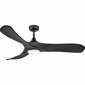 Swell Illuminated 56" LED Smart Fan quiet ceiling fans with remote control