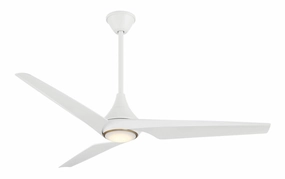 Switch 60"Ceiling Fan Flat White modern medium fans for everyday cooling