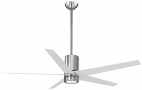 Symbio 56"Ceiling Fan Brushed Nickel/White high-speed electric fans for better airflow