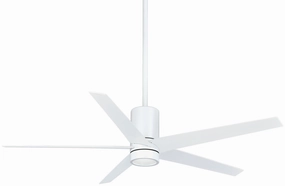 Symbio 56"Ceiling Fan Flat White stylish medium fans for contemporary homes