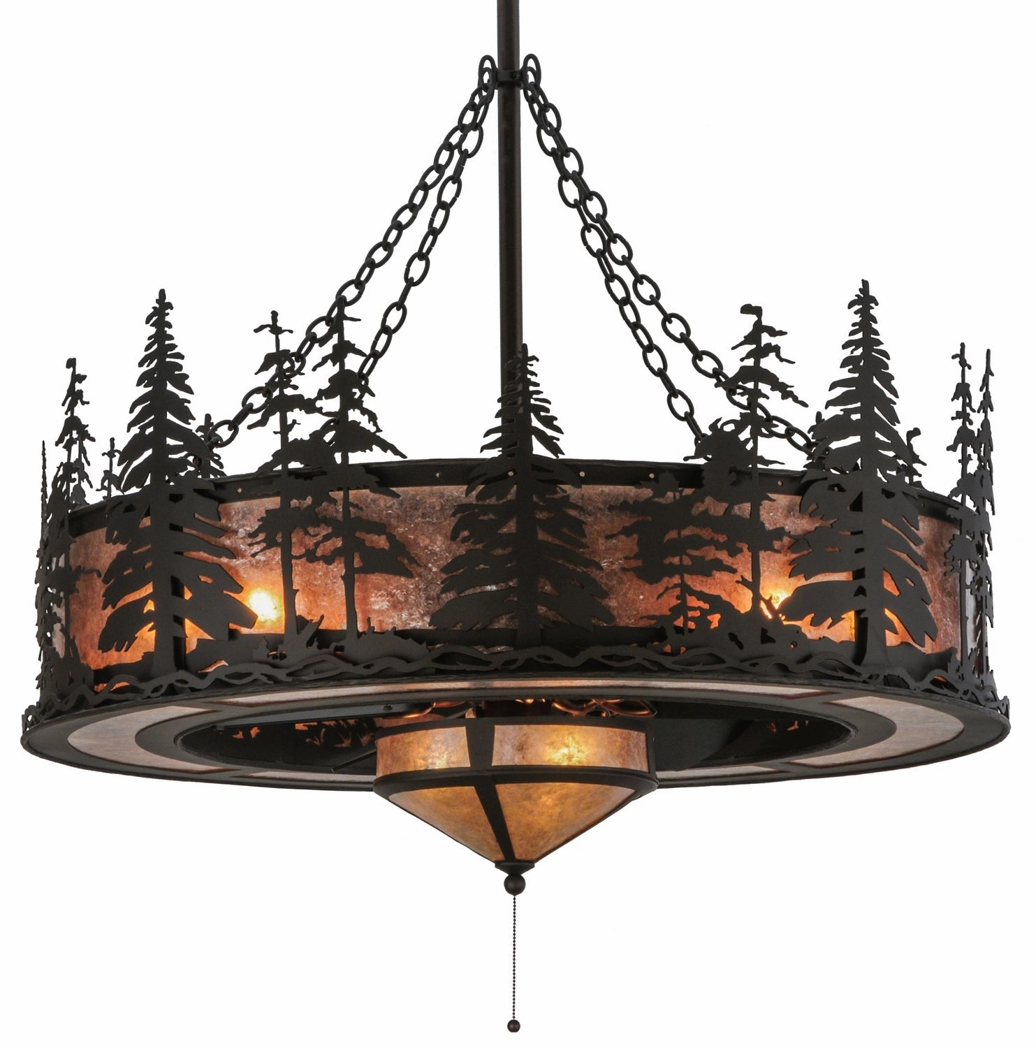Tall Pines 11 Light Chandel-Air lightweight fans for moving around easily