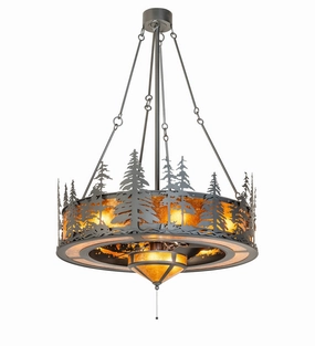 Tall Pines 11 Light Chandel-Air large electric fans for spacious rooms