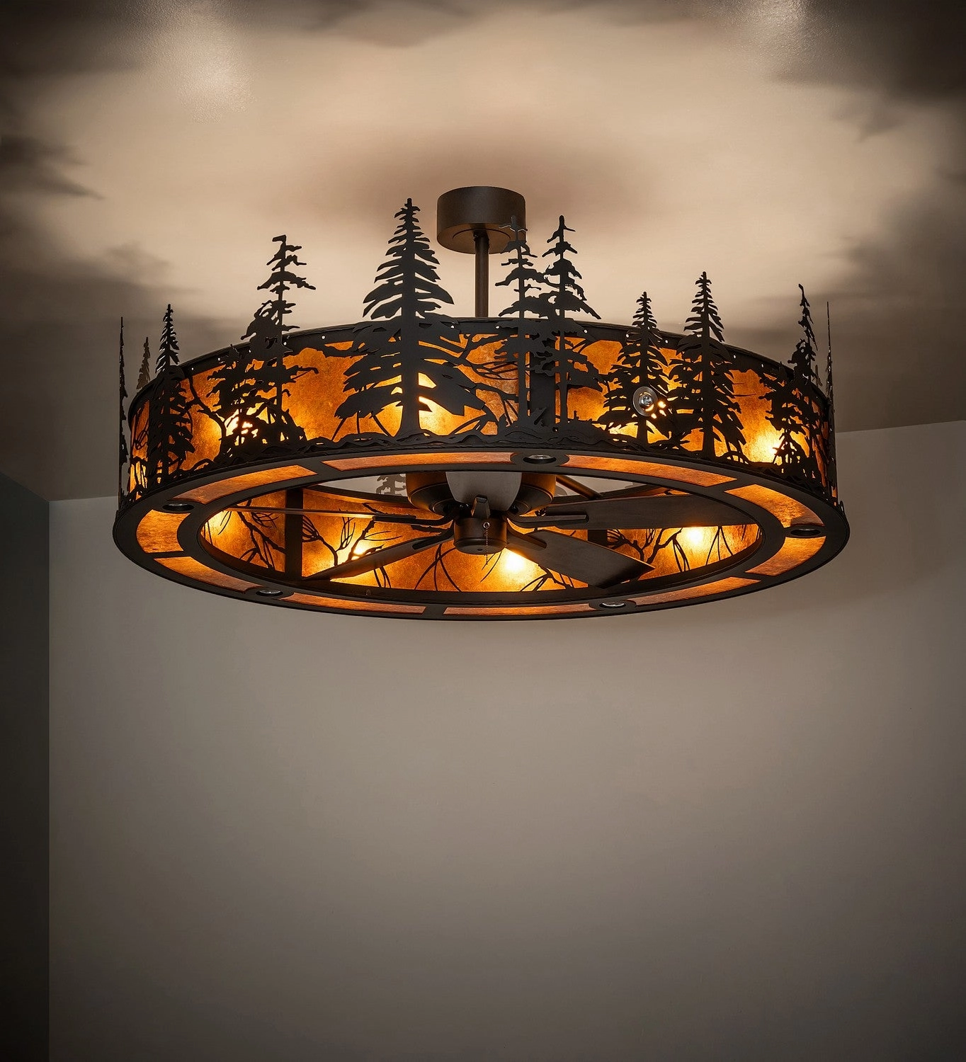 Tall Pines 15 Light Chandel-Air Oil Rubbed Bronze