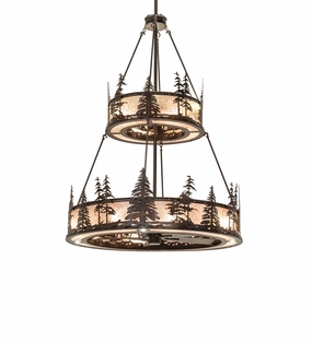 Tall Pines 16 Light Chandel-Air large electric fans for spacious rooms