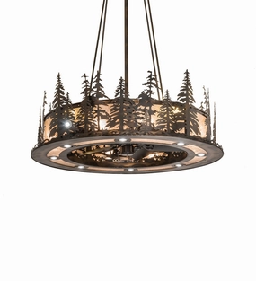 Tall Pines 20 Light Chandel-Air large electric fans for spacious rooms