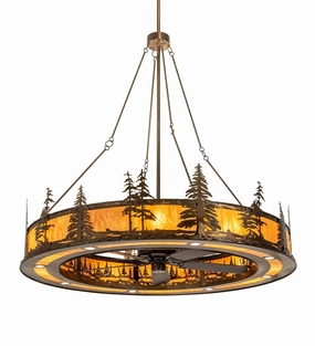 Tall Pines 24 Light Chandel-Air sleek design electric fans for modern homes