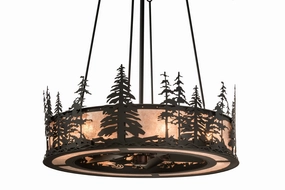 Tall Pines Eight Light Chandel-Air large electric fans for spacious rooms