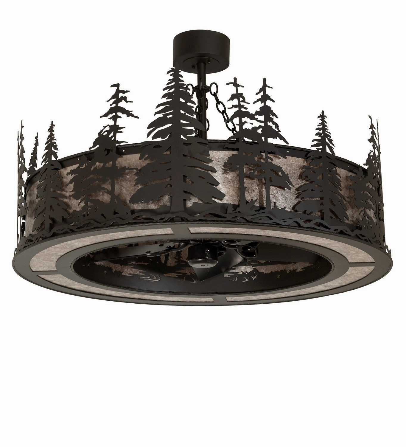 Tall Pines Eight Light Chandel-Air Oil Rubbed Bronze