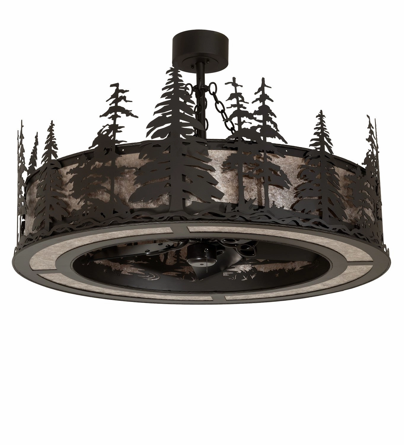 Tall Pines Eight Light Chandel-Air Oil Rubbed Bronze