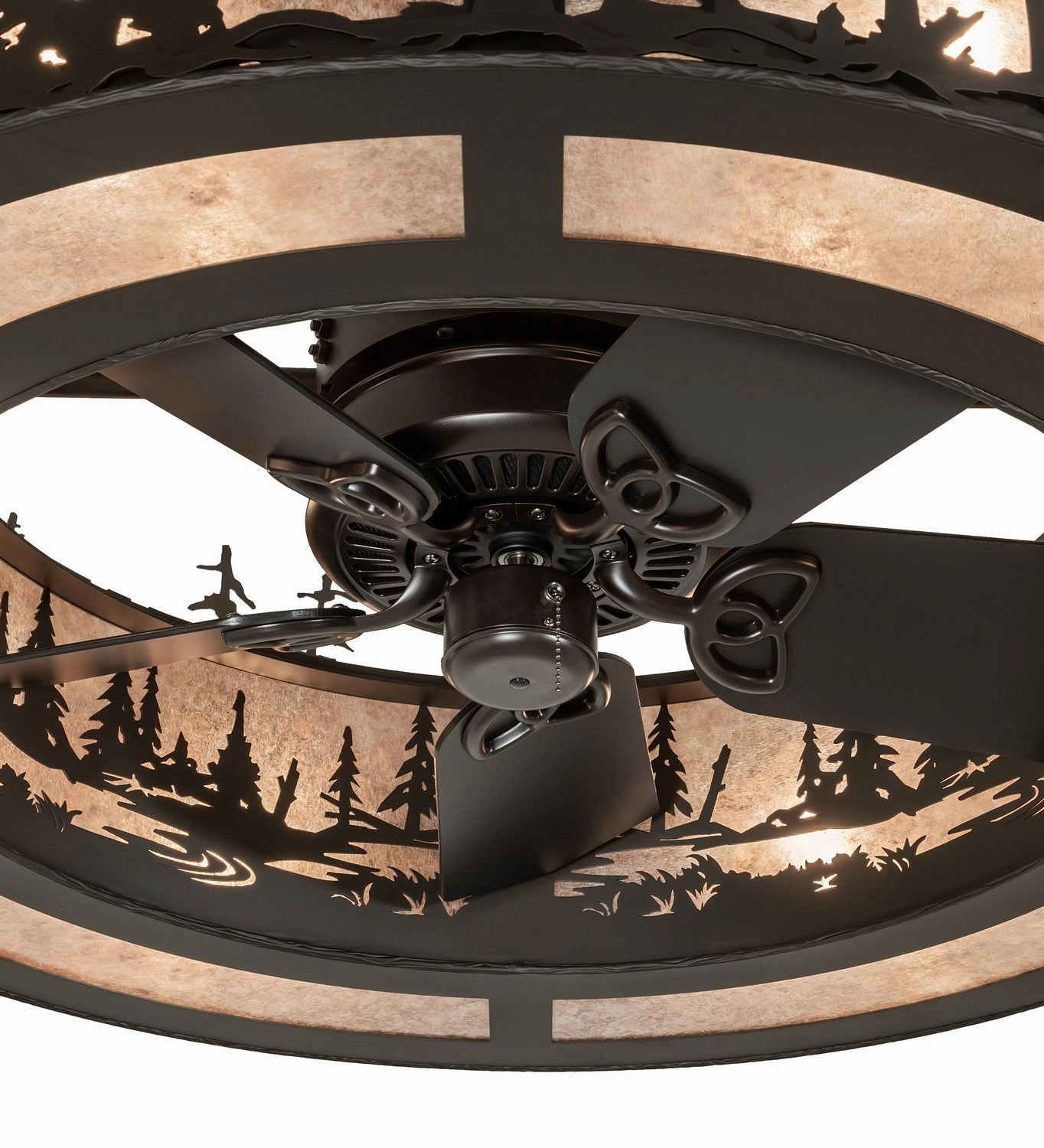 Tall Pines Eight Light Chandel-Air Oil Rubbed Bronze