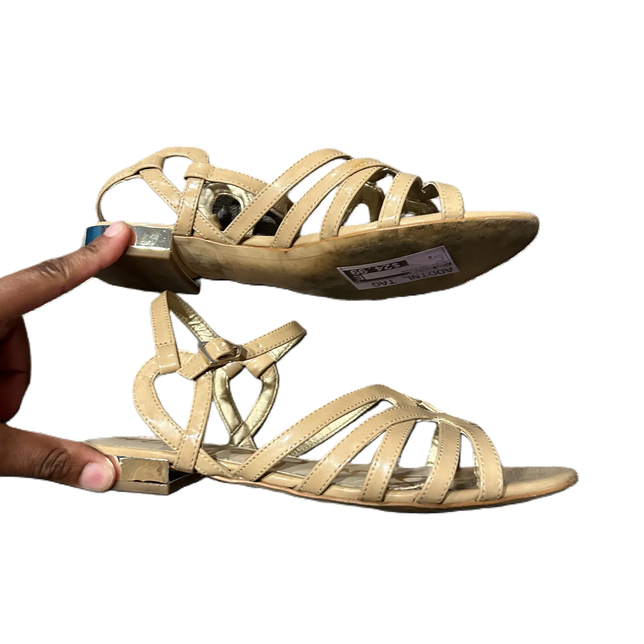 Tan Shoes Designer By Sam Edelman, Size: 8 sam edelman