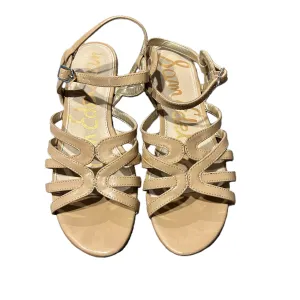Tan Shoes Designer By Sam Edelman, Size: 8 sam edelman