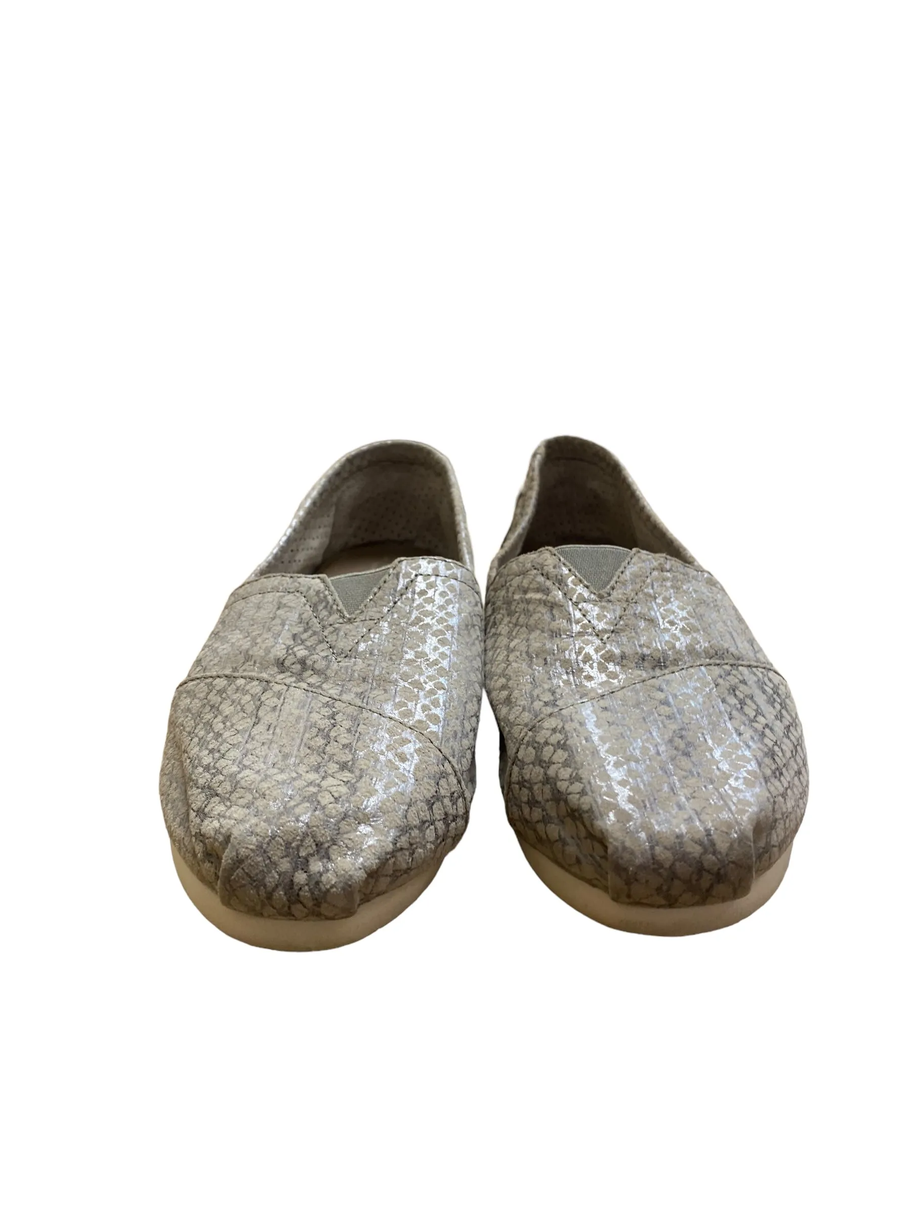 Tan Shoes Flats Toms, Size 8.5 toms