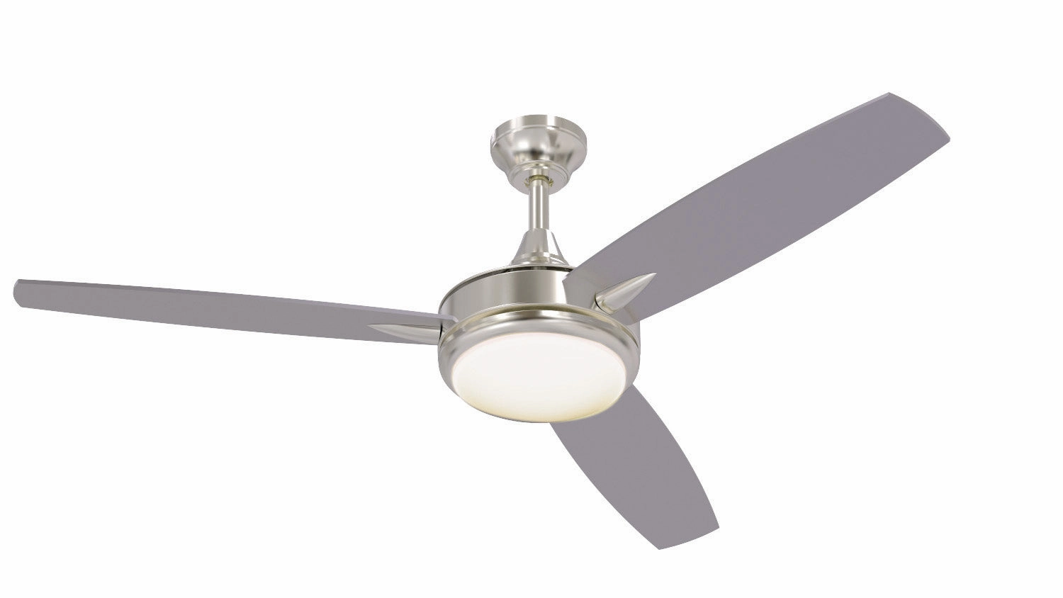 Targas 52" 52"Ceiling Fan Brushed Polished Nickel