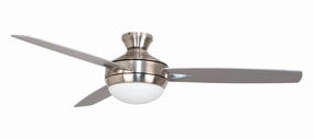 Targas 52" 52"Ceiling Fan Brushed Polished Nickel high-speed electric fans for better airflow