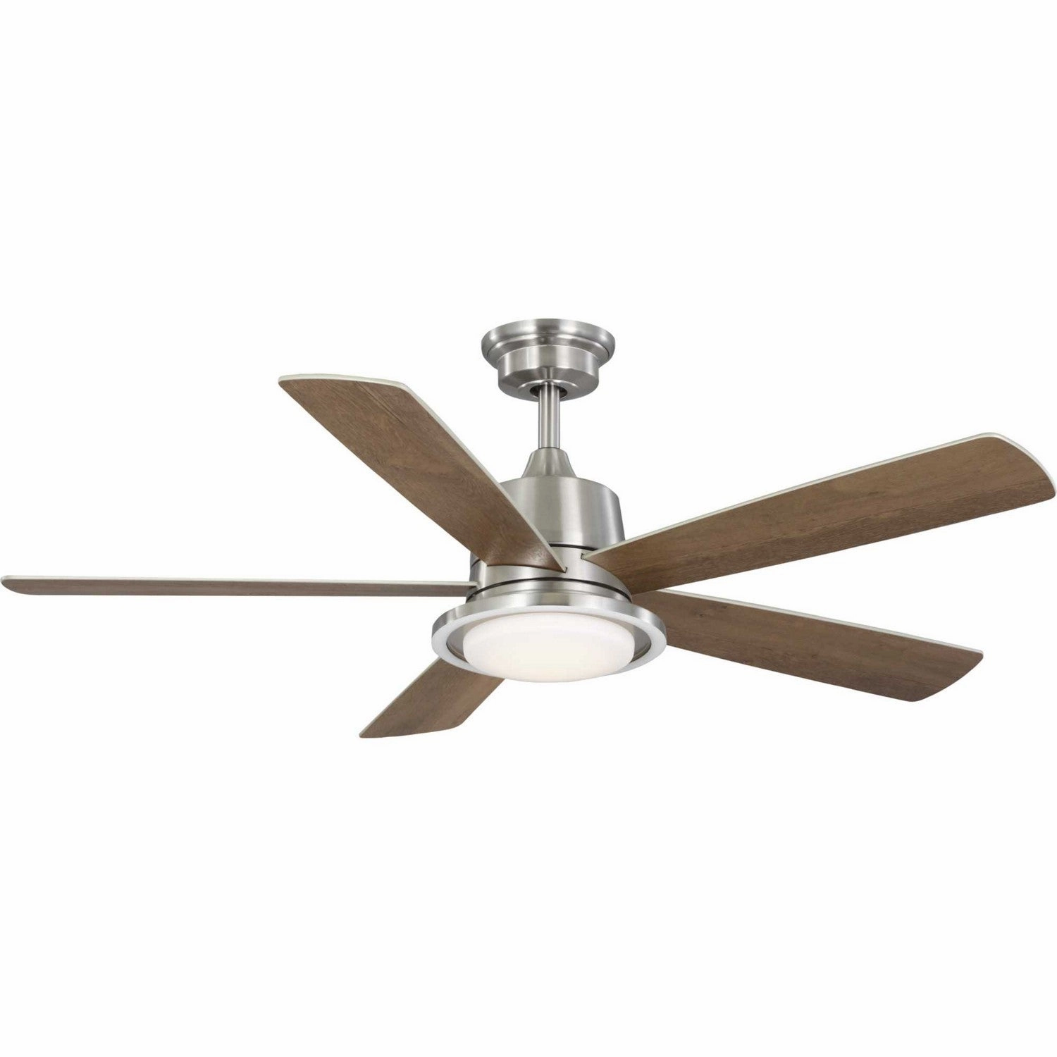 Tarsus 52"Ceiling Fan Brushed Nickel stylish medium fans for contemporary homes