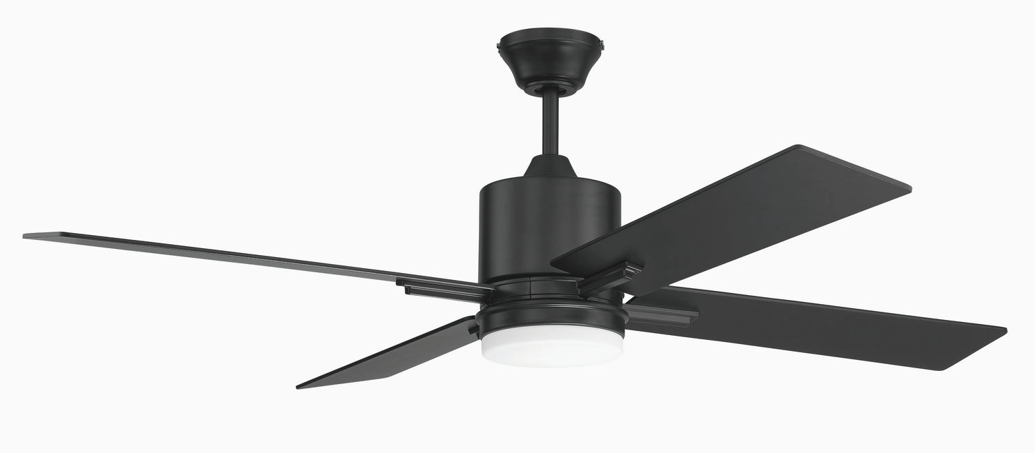 Teana 52"Ceiling Fan Flat Black portable medium fans with handle design