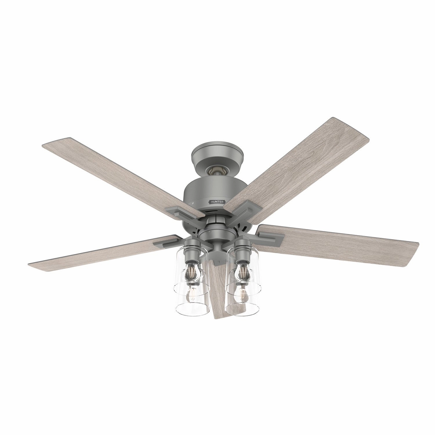 Techne 52"Ceiling Fan Matte Silver lightweight fans for moving around easily