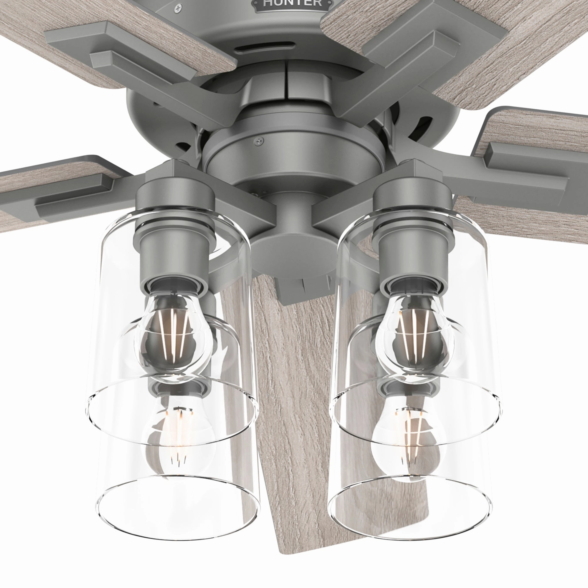 Techne 52"Ceiling Fan Matte Silver