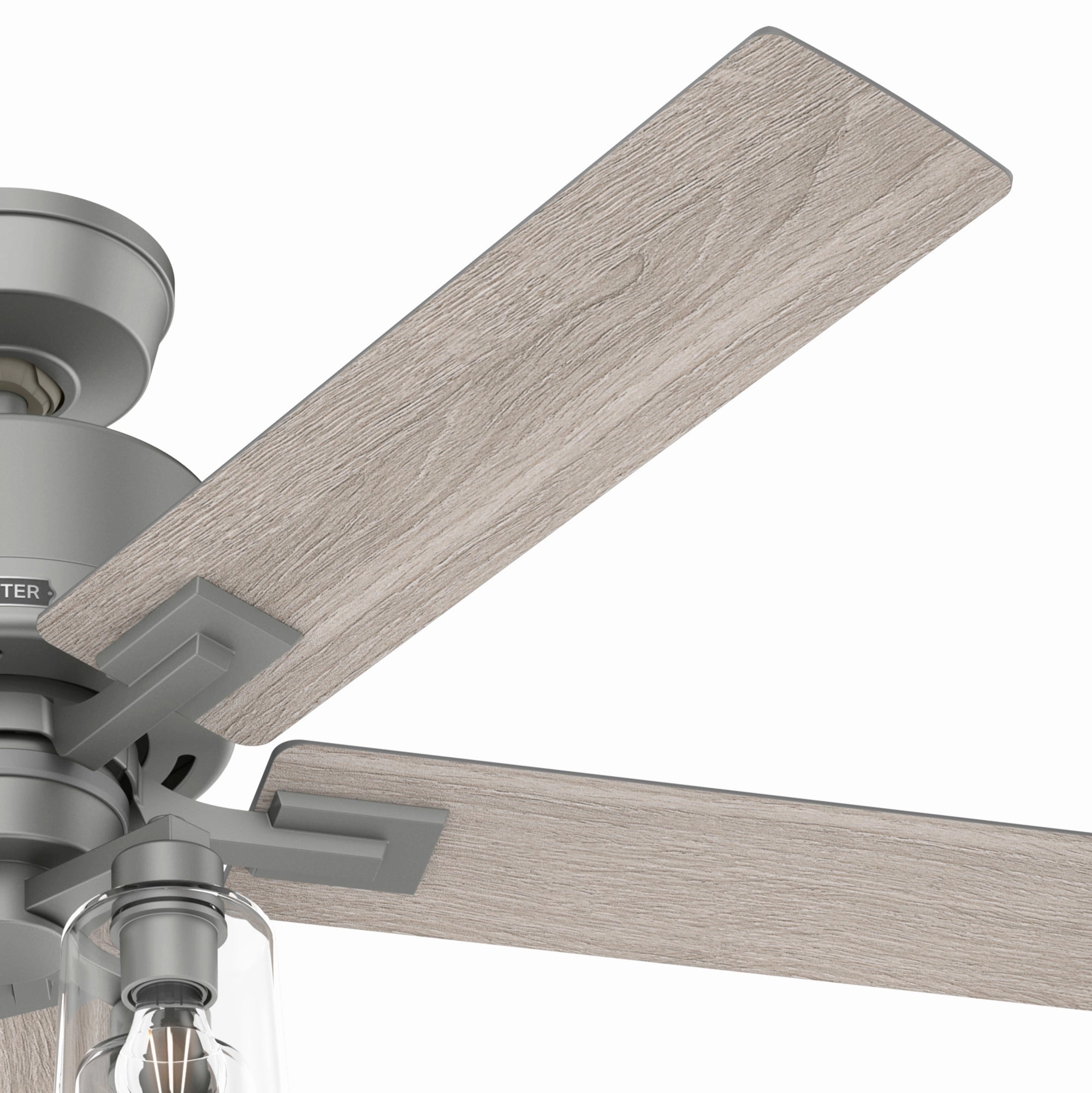 Techne 52"Ceiling Fan Matte Silver
