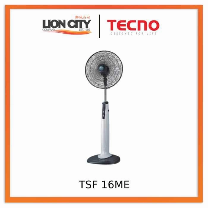 Tecno Uno TSF 16 ME Standing Fan White 16 standard all-purpose electric cooling fans