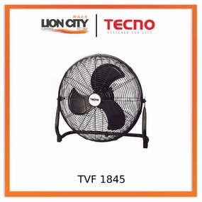 Tecno Uno TVF 1845 Velocity Fan Black 18 standard all-purpose electric cooling fans