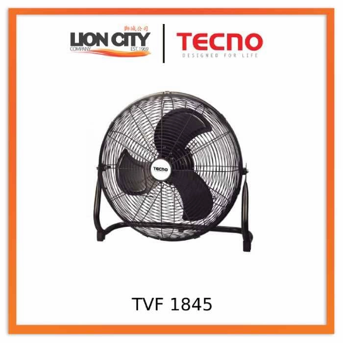 Tecno Uno TVF 1845 Velocity Fan Black 18 standard all-purpose electric cooling fans