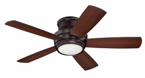 Tempo Hugger 44" 44"Ceiling Fan Oiled Bronze best small fans for home and travel