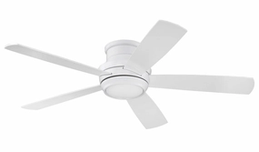 Tempo Hugger 52" 52"Ceiling Fan White oscillating medium fans with strong airflow