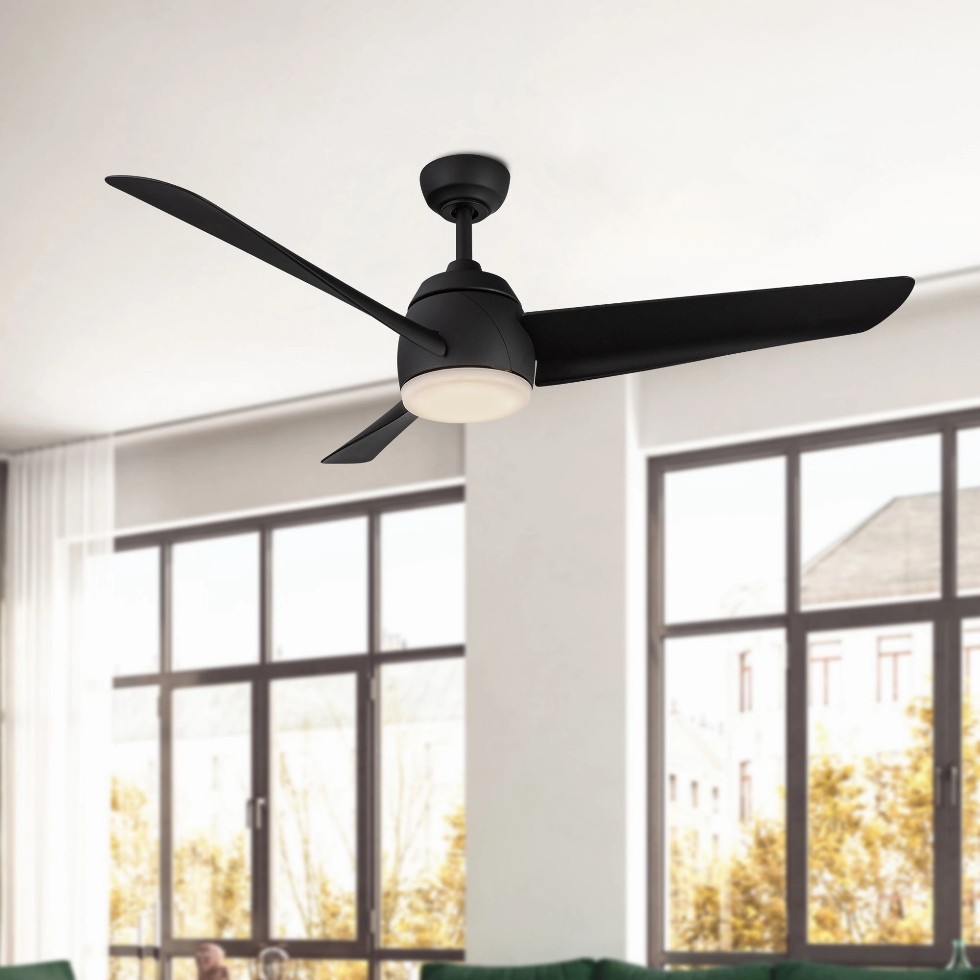 Thalia 54"Ceiling Fan Matte Black