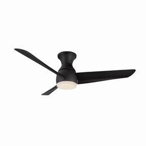 Thalia 54"Hugger Fan Matte Black cool breeze fans for quiet operation