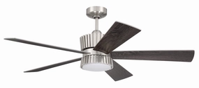 Theiry 52"Ceiling Fan Brushed Polished Nickel modern electric fans for minimalist decor