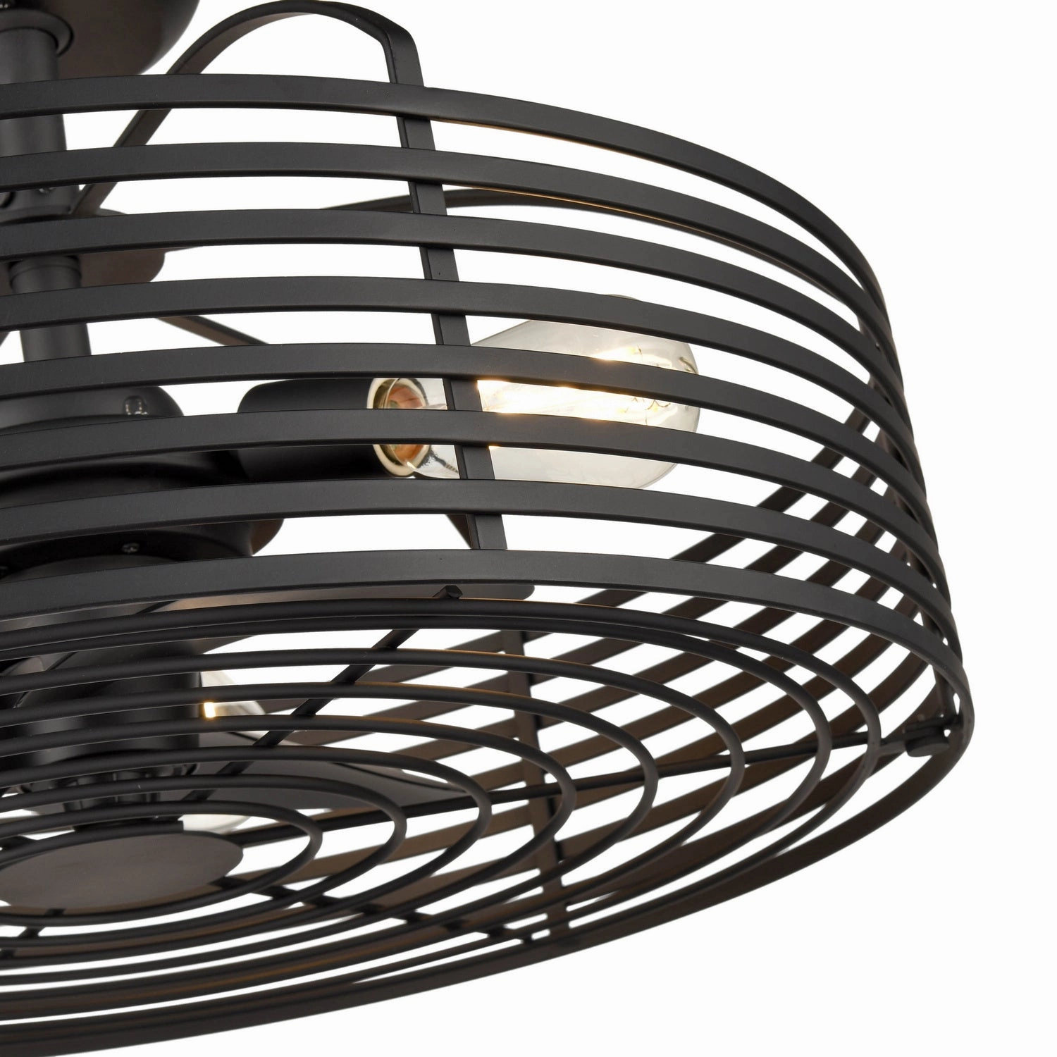 Three Light Fandelier Matte Black