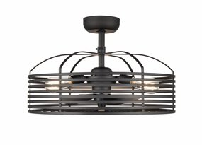 Three Light Fandelier Matte Black reliable fans for apartment and office