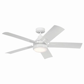 Tide 52"Ceiling Fan White indoor electric fans with remote control