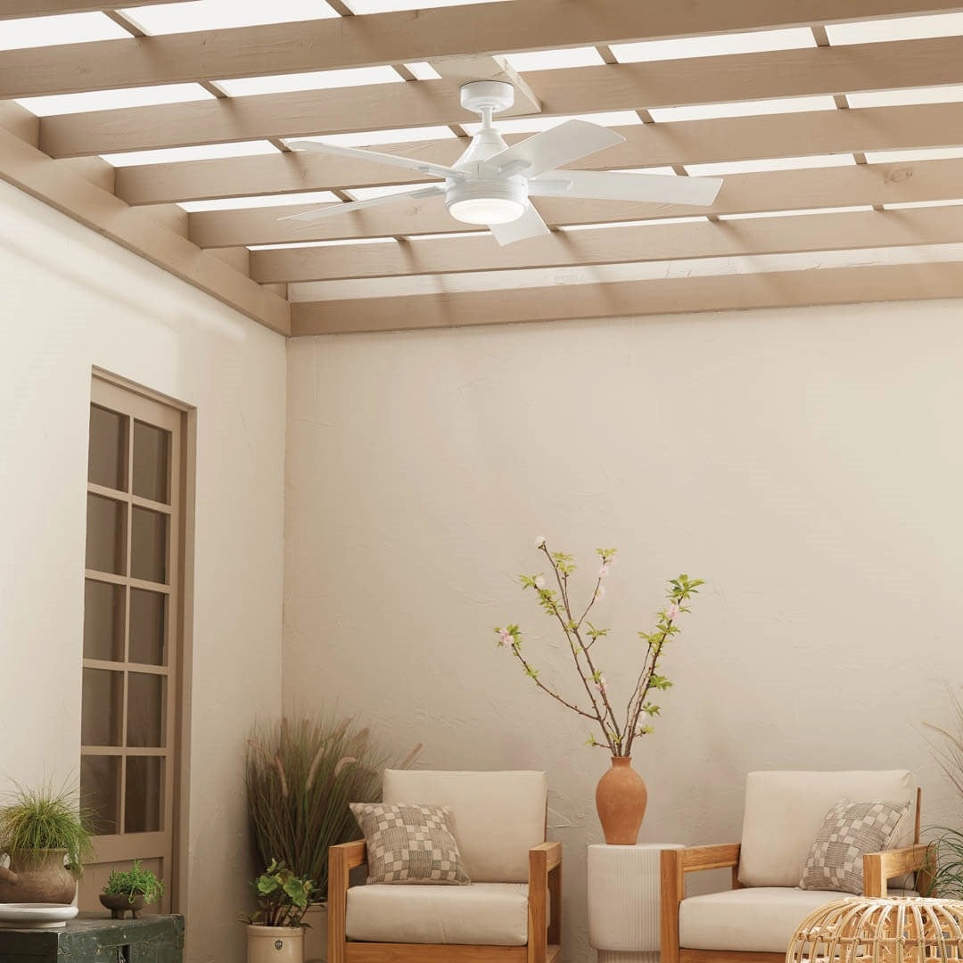 Tide 52"Ceiling Fan White