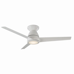 Tip-Top 44"Ceiling Fan Matte White compact small fans for bedrooms