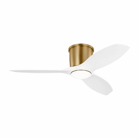 Titus 44" Ceiling Fan Satin Brass best small fans for home and travel