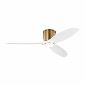 Titus 52" Ceiling Fan Satin Brass medium size fans for home ventilation