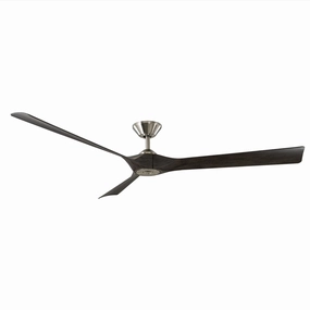 Torque 70"Ceiling Fan Brushed Nickel/Ebony outdoor exterior fans for patio cooling