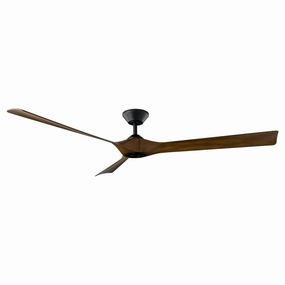 Torque 70"Ceiling Fan Matte Black/Distressed Koa outdoor exterior fans for patio cooling