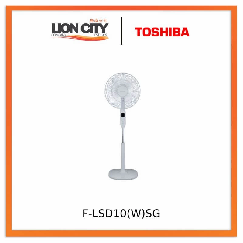 Toshiba F-LSD10(W)SG Remote Control 16 Inches Digital Dc Stand Fan standard all-purpose electric cooling fans